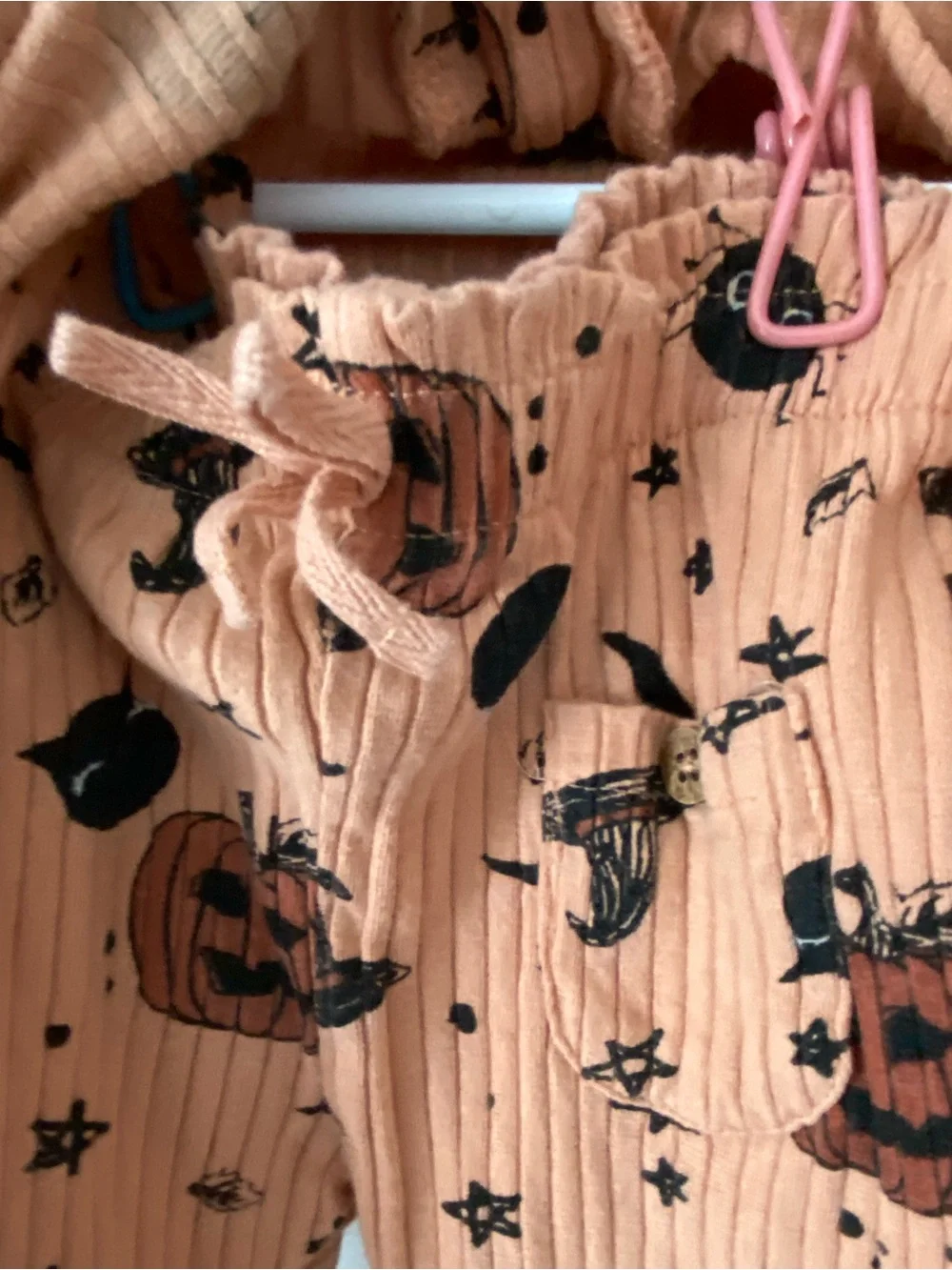 Jessica Simpson Baby “Halloween Pumpkin 2pc Set” Size 12mo Orange/Blk NWOT